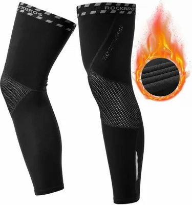 Immagine prodotto di ROCKBROS Scaldaginocchia Scaldaginocchia caldo MTB Outdoors Ciclismo Nuovo DHL gr. 2XL-3XL