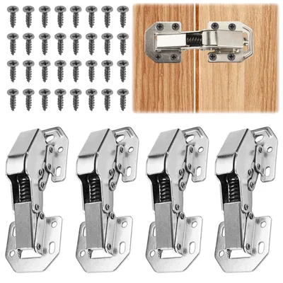 Immagine prodotto di Set di 4 cerniere con chiusura ammortizzata, completo di 32 viti