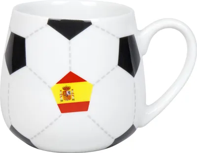 Obrázek produktu pro KÖNITZ 1111433031 Könitz Hrnček s motivem španělského fotbalu, 400 ml, porcelán / hrnček