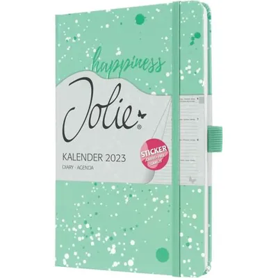 Produktbild von Wochenkalender Jolie 2023 ca. A5 Hardcover 1 Woche/2 Seiten Green Happiness