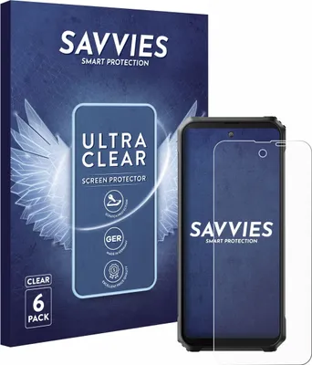 Produktbild von 6x Für Blackview BL8000 5G Schutzfolie Savvies Displayschutz Display Schutz Folie Klar Transparent