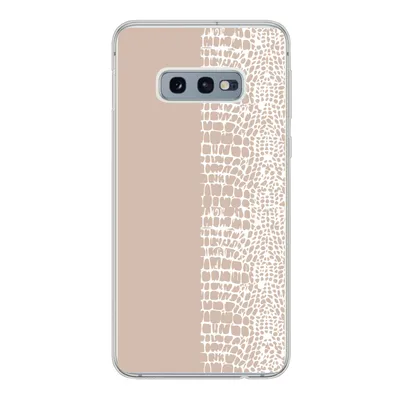 Produktbild von MuchoWow® Handyhülle Schutzhülle Hülle für Samsung Galaxy S10e Schlange - Design - Rosa Silikon Softcase Handy Hülle - Handy