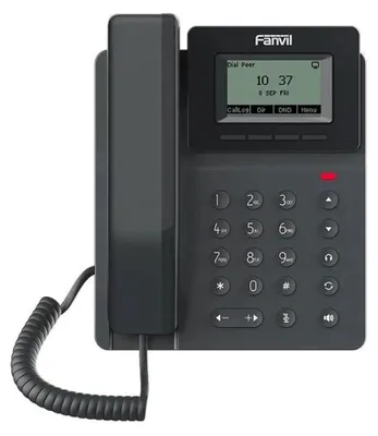Productafbeelding van Fanvil V50p VoIP-telefoon. Transparant. Één maat
