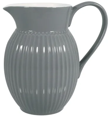 Produktbild von Greengate Krug ALICE DUNKELGRAU Kanne 1,5 Liter Everyday Geschirr STONE GREY