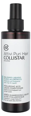 Obrázek produktu pro Collistar Balsamo Liquido Acido Ialuronico, Ženy, Neprofesionální kondicionér, Všechny vlasy, Všechny barvy, Rozplétání vlasů, Hydratující, 200 ml
