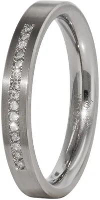 Produktbild von Boccia Ring 0120-04 Titan mit Diamanten 55