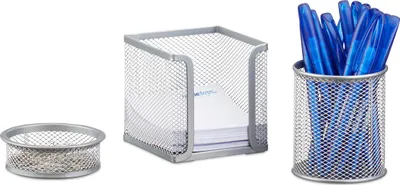 Produktbild von relaxdays Schreibtisch Organizer Set, 3-teilig