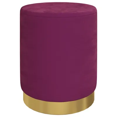 Immagine prodotto di vidaXL Sgabello rotondo in velluto viola 31 x 37 cm