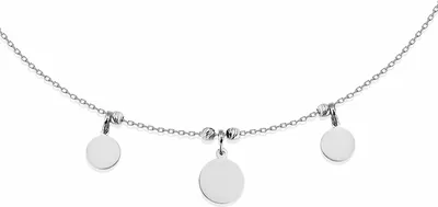 Produktbild von Dkeniz Halskette 925/- Sterling Silber 42 cm + 3cm weiß 145250002