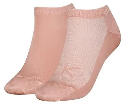 Zdjęcie produktu dla Skarpety damskie Calvin Klein 701226653 koralowe 2 PACK
