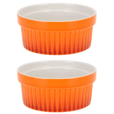 Zdjęcie produktu dla Kolorowe ceramiczne miseczki, kokilki wielofunkcyjne 260 ml - 2szt.