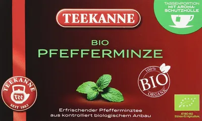 Produktbild von Teekanne Organic Peppermint  Pfeffermiztee 20 Teebeutel 35g