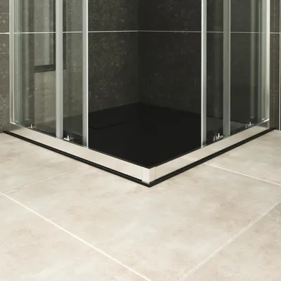 Produktbild von i-flair Schiebetür Duschkabine 80x110x190 cm aus durchsichtigem 6 mm Sicherheitsglas - DK77