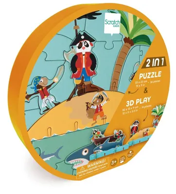 Produktbild von SCRATCH Play Puzzle 3D - Pirat