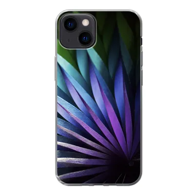 Produktbild von MuchoWow® Handyhülle Schutzhülle Hülle für iPhone 13 Blumen - Geometrie - Abstrakt Silikon Softcase Handy Hülle - Karteninhaber