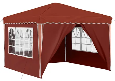 Zdjęcie produktu dla Namiot imprezowy rozkładany 288 x 288 x 245 cm terakota