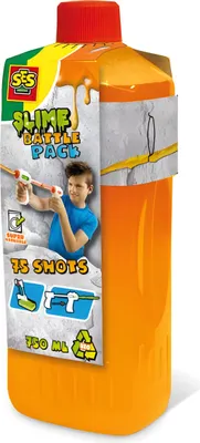 Obrázok produktu pre SES Creative Slime battle refill - Neon orange 750ml, Náhradná náplň, 750 ml, 5 rok / roky, 1 kusov, Oranžová
