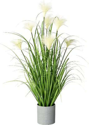 Produktbild von Kunstpflanze Riedgras Höhe: 76 cm grün
