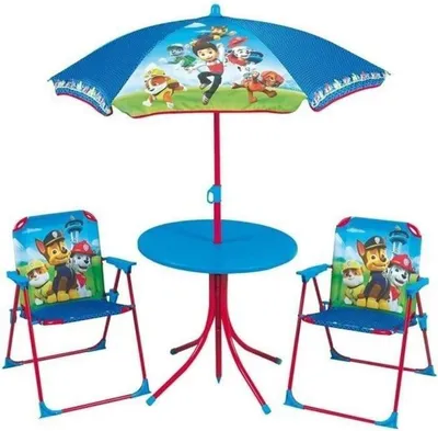 Produktbild von Tisch-Set mit 2 Stühlen Fun House Pat Patrol 46 x 46 cm 39 x 39 x 53 cm