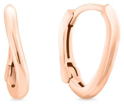 Produktbild von Minimalistische Bronze-Ohrringe EA990R