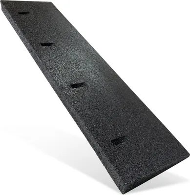 Produktbild von Autorampe Gummi schwarz I Breite: 100cm I Höhe: 45 mm I Rollstuhlrampe Gummikeil