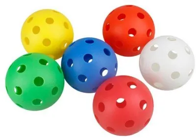 Immagine prodotto di Palline da golf per allenamento - 6 pezzi - 72 mm - in plastica - per adulti