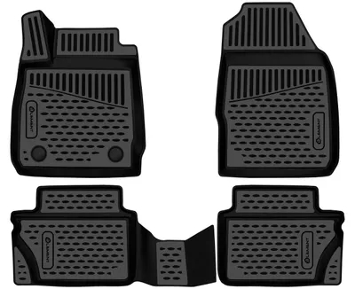 Image de ELEMENT Tapis de sol 3D en caoutchouc compatibles avec Ford Fiesta, à partir de 2015 | 4 pièces