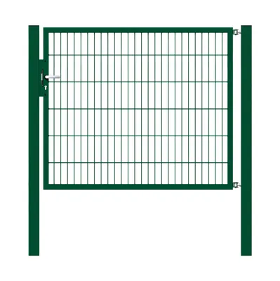 Immagine prodotto di Alberts 647438 Cancello singolo Flexo con accessori, verde, larghezza 150 cm, altezza 120 cm