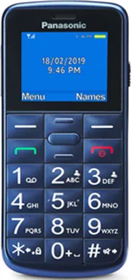 Produktbild von Panasonic KX-TU110 4,5 cm (1.77 Zoll) Blau Funktionstelefon