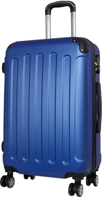 Produktbild von ABS Hartschale Reise Koffer Trolley Gepäck vier 360° Rollen Gronau Blau Gr. L