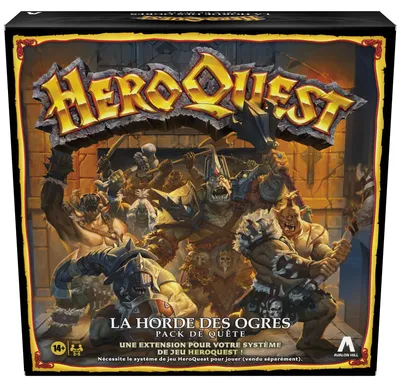 Produktbild von Hasbro Gaming Avalon Hill Heroquest Die Horde der Oger Abenteuerpack, 14 Jahr(e), 90 min
