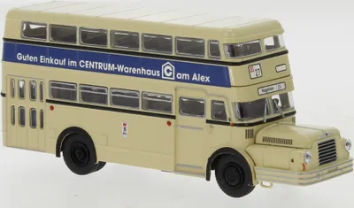 Produktbild von Brekina 61203 IFA Do 56 Bus, BVG - Centrum Warenhaus, 1960 Auto Modell 1:87 (H0)
