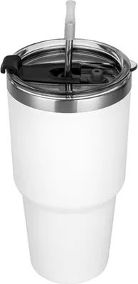 Obrázek produktu pro Termohrnek o objemu 900 ml s brčkem, vyrobený z nerezové oceli s izolací