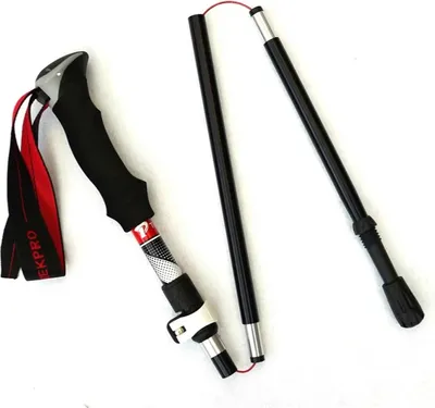 Produktbild von Wanderstöcke Faltbar, höhenverstellbar, angenehmer ergonomischer Handgriff, robuste Aluminiumlegierung