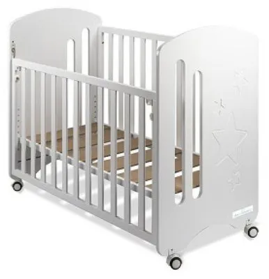 Produktbild von Interbaby Babybett für Matratze 60 x 120-New Etoile-Weiß