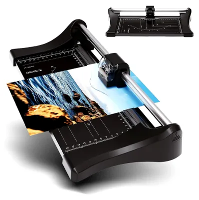 Produktbild von Rollenschneider RC 08 Plus | Papierschneider A4 | Schneidleistung (80 g/m²): 10 Blatt | Papierschneidemaschine