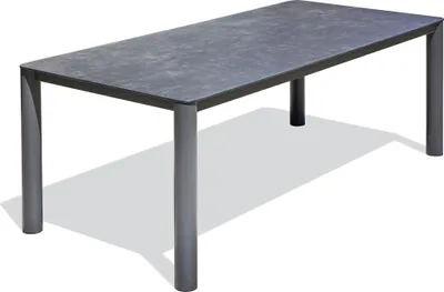 Produktbild von 8-Sitzer-Gartentisch, Alu mit Keramikplatte auf Glas