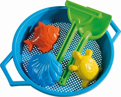 Produktbild von Androni Sandsieb mit Zubehör - Blau