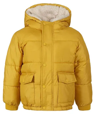 Produktbild von Minoti - Steppjacke für Jungen, Teddy-Stoff MN471 (86) (Gelb)