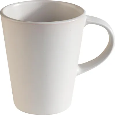 Produktbild von Kaffeetassen - 440 ml - Weiß matt - Steingut - 12er Set
