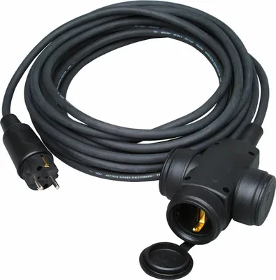 Image de Rallonge H07rn-f 3g1.5mm2 10m Kopp Câble Robuste Pour Extérieur, 10m Avec Fiche - Kopp