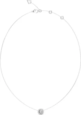 Produktbild von Halsketten Mit Anhӓnger Guess Silber Von 43 cm bis 49 cm Kollektion G Crystal - frau