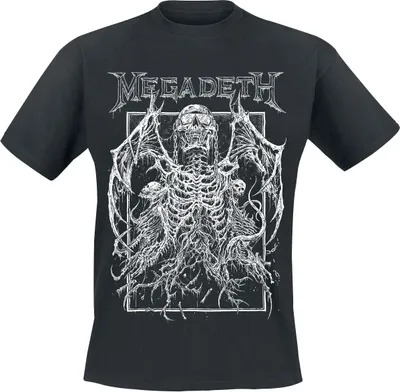 Produktbild von Megadeth T-Shirt Herren Rising schwarz M