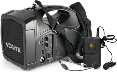 Produktbild von Vonyx ST-012, Headsetmikrofon, 60 - 15000 Hz, Bodypack-Empfänger, Handsender, 863.1 MHz, 0,1%