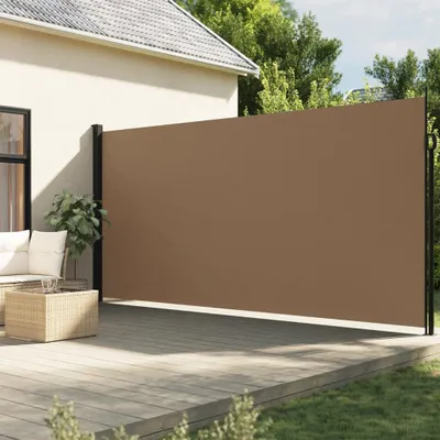 Productafbeelding van Maison Exclusive - Uitschuifbare zonnescherm, taupekleurig, 200x500 cm