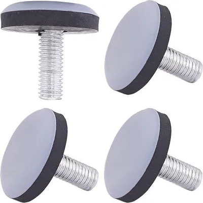 Productafbeelding van Meubelglijders met Schroefdraad - Teflon Glijders voor Meubels (4 Stuks)