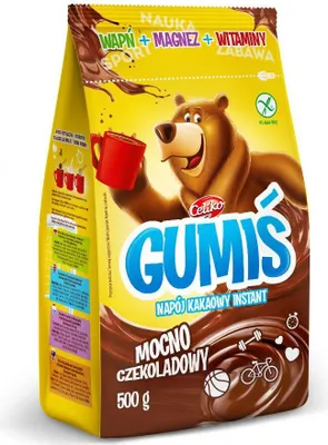 Zdjęcie produktu dla NAPÓJ KAKAOWY Z WITAMINAMI, MAGNEZEM I WAPNIEM BEZGLUTENOWY 500 g - CELIKO (GUMIŚ)