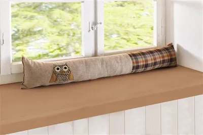 Produktbild von Zugluftstopper "Eule" für Fenster & Tür, Türbodendichtung, Fensterdichtung, Türdichtung, Windstopper