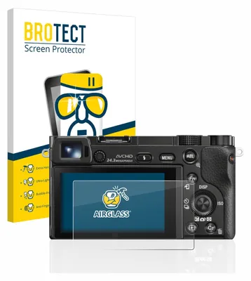 Produktbild von BROTECT Schutzglas für Sony Alpha 5000 / 6000 / 6400 Schutzfolie Panzer Folie Glas Display Schutz klar