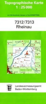 Produktbild von Topographische Karte Baden-Württemberg Rheinau